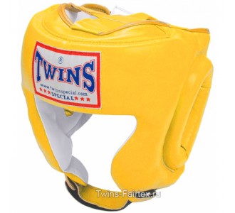Шлем боксерский Twins Special (HGL-2 yellow)